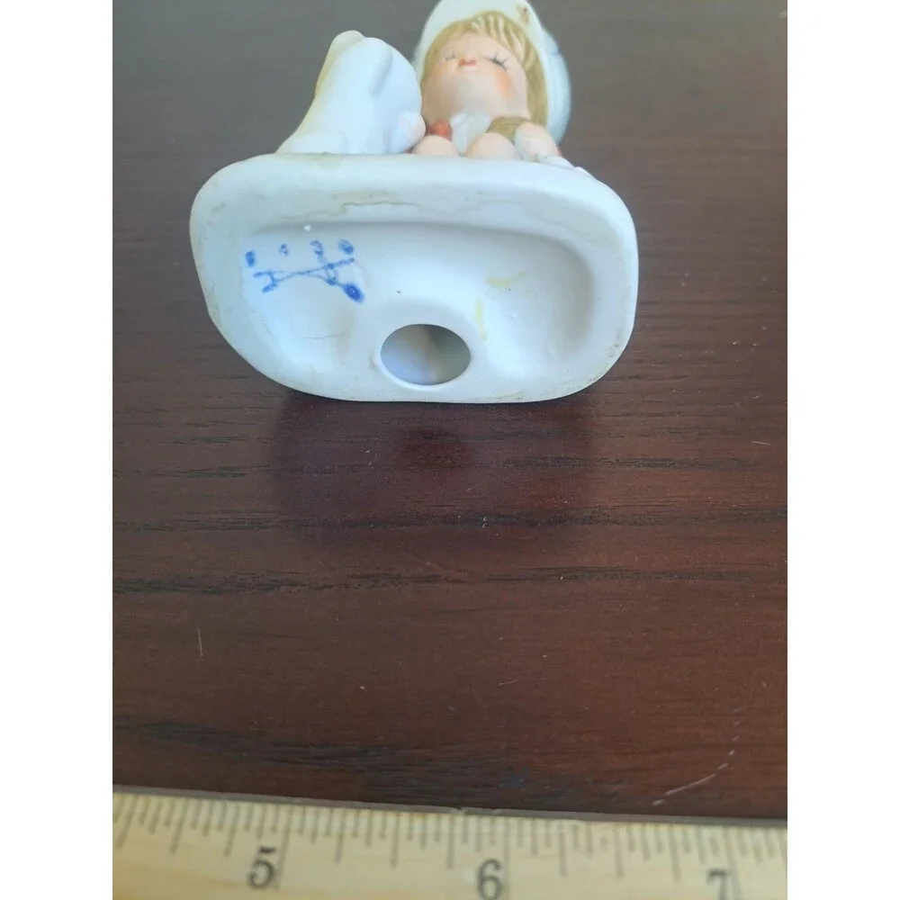 Vintage Homco Bisque Boy With Puppy #1430 Figurine